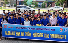 Sinh viên Duy Tân Ra quân làm sạch Môi trường Biển