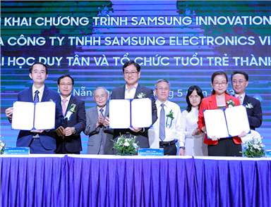 Lễ ký kết biên bản ghi nhớ triển khai chương trình Samsung Innovation Campus 2022 - 2023