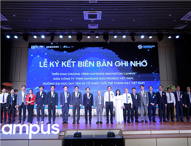 Lễ ký kết biên bản ghi nhớ triển khai chương trình Samsung Innovation Campus 2022 - 2023