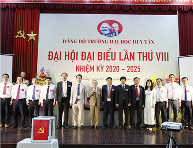 Đại hội Đại biểu Đảng bộ trường Đại học Duy Tân lần thứ VIII, nhiệm kỳ 2020-2025