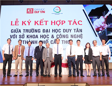 ĐH Duy Tân ký kết hợp tác với Sở Khoa học - Công nghệ TP Cần Thơ