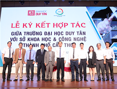 ĐH Duy Tân ký kết hợp tác với Sở Khoa học - Công nghệ TP Cần Thơ