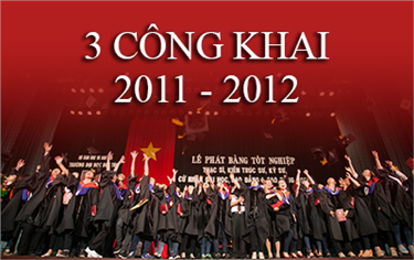 3 Công Khai/Chuẩn Đầu ra năm 2011 - 2012