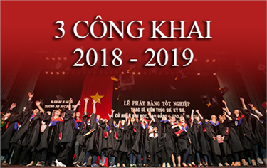 3 Công Khai/Chuẩn Đầu ra năm 2018 - 2019