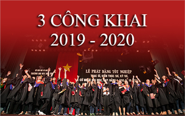 3 Công Khai/Chuẩn Đầu ra năm 2019 - 2020