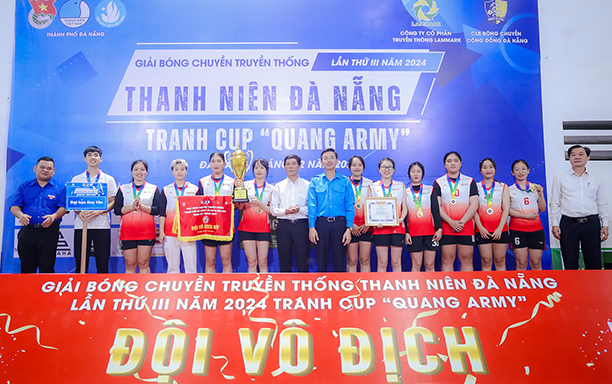 DTU Crowned Champions of the 2024 Da Nang Youth Volleyball Tournament