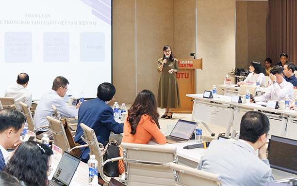 Hơn 70 đơn vị cùng DTU tìm giải pháp phát triển nhân lực luật